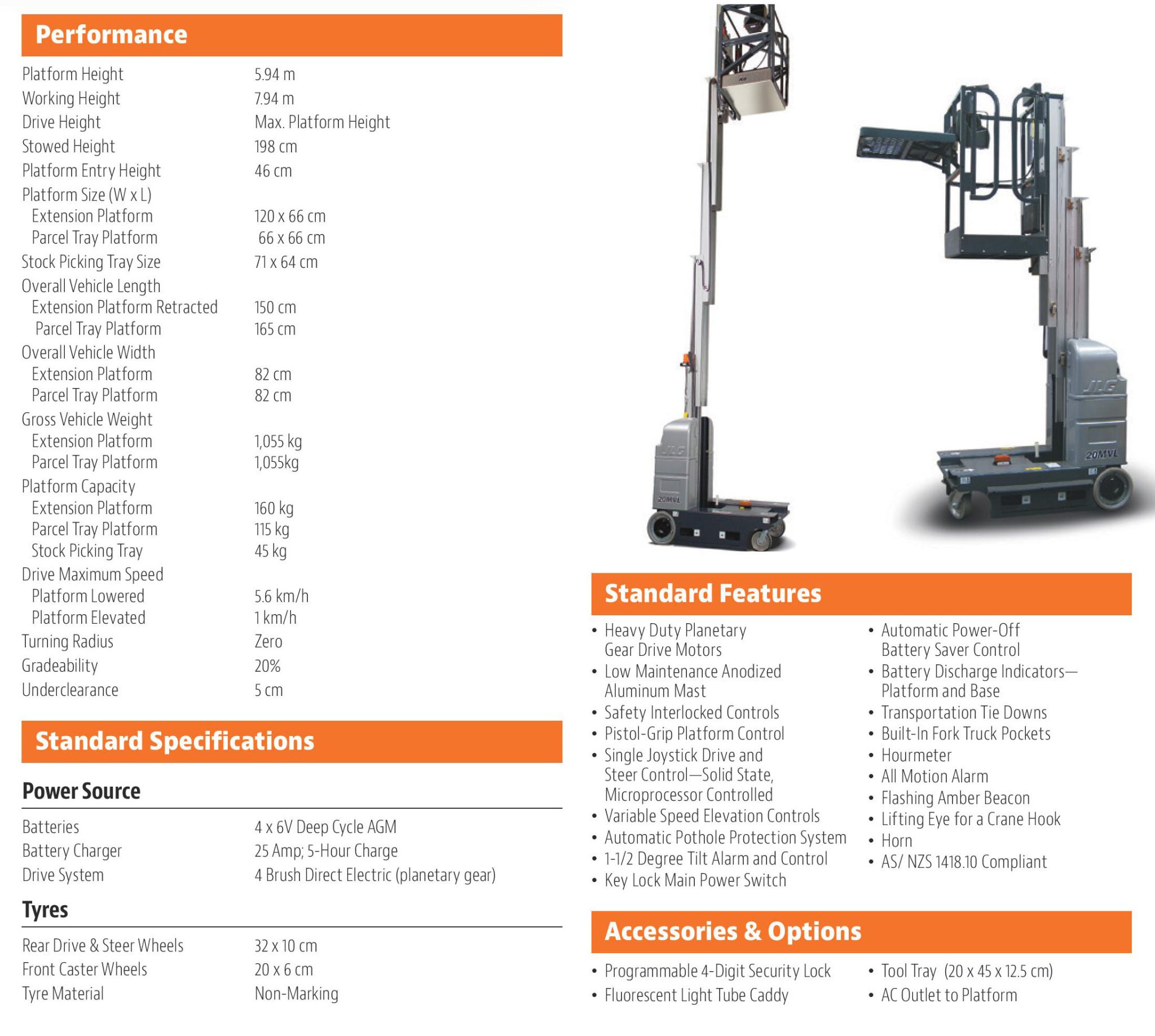 JLG 20 MVL Stock Picker - Scissor Lift Sales NZ